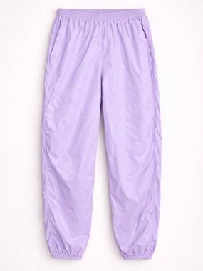 Bloch Ripstop Pants Lilac Purple Warm Up Dance Pants L Balletcore Streetwear